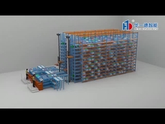 Многоуровневые шаттлы мини-грузоподъемный кран ASRS автоматическая система отбора и извлечения коробки