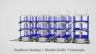 Телескопическая электрическая мобильная консольная стойка