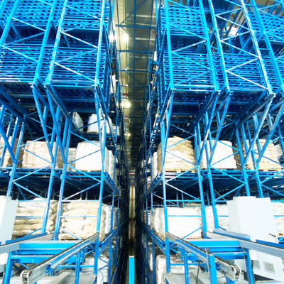 Двойная глубокая подставка для поддонов ASRS, автоматическая система хранения и извлечения