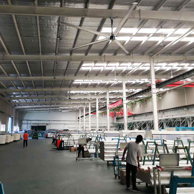 Большие потолочные вентиляторы HVLS для склада, Большие промышленные потолочные вентиляторы для заводов, Вентиляторы W.