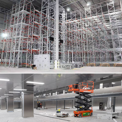 Четырехсторонняя перевозка паллет ASRS холодное хранилище хранилище автоматическое хранение и система извлечения паллетные стойки