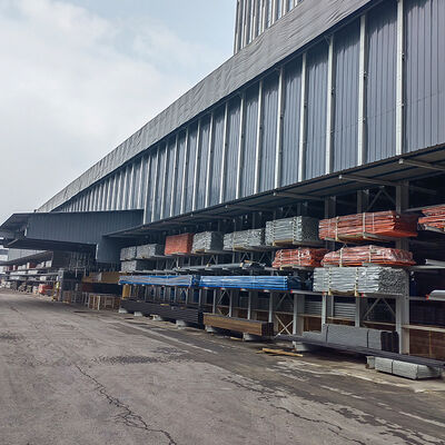 Консольная АСУР для хранения длинномерных штанг Консольная стеллажная система для длинных изделий