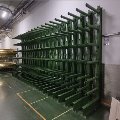 Двусторонняя консольная стеллажная система из стали Q345, грузоподъемность 1000 кг, с прочными стойками