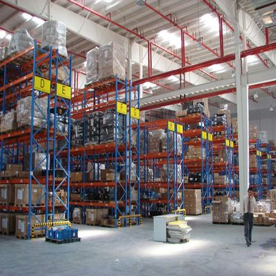 Стеллаж для поддонов из стали Q235, сверхпрочный, с шагом 76,2 мм, система селективного стеллажного хранения поддонов